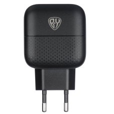 BY Сетевое зарядное устройство Модерн, Быстрая зарядка QC3.0+TYPE-C PD, 3А, 12В, черный